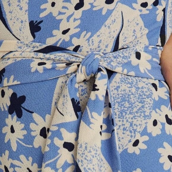 Lauren Ralph Lauren Womens Floral Crepe Sleeveless Dress SZ: 14 - Picture 15 of 15